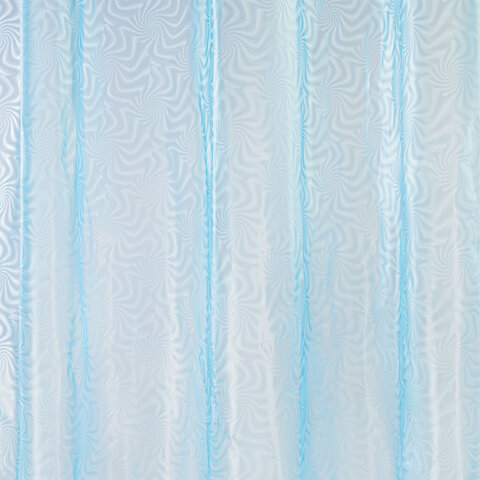 Шторка для ванной EVA, 180х180 см, кольца в комплекте, СИНЯЯ ГОЛОГРАФИЯ, PRIMILA (ПРИМИЛА), 700103