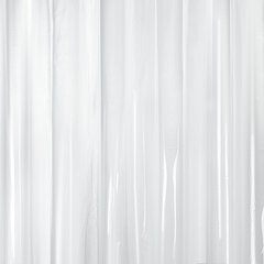Шторка для ванной EVA, 180&times;200 см, кольца в комплекте, БЕЛЫЕ ЛИНИИ, PRIMILA (ПРИМИЛА), 700105