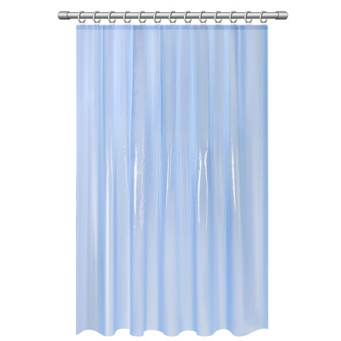 Шторка для ванной EVA, 180х200 см, кольца в комплекте, СИНИЕ ЛИНИИ, PRIMILA (ПРИМИЛА), 700106