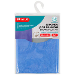 Шторка для ванной EVA, 180&times;200 см, кольца в комплекте, СИНИЕ ЛИНИИ, PRIMILA (ПРИМИЛА), 700106