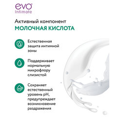 Мыло-крем жидкое для интимной гигиены гипоаллергенное для чувствительной кожи 200 мл, EVO Intimate
