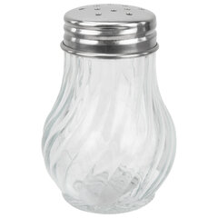 Солонка-перечница 50 мл, BASIC, баночка для специй, стекло/<wbr/>сталь, дисплей, WEGLA (ВЕГЛА), 700224