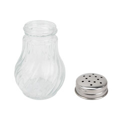 Солонка-перечница 50 мл, BASIC, баночка для специй, стекло/<wbr/>сталь, дисплей, WEGLA (ВЕГЛА), 700224