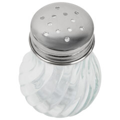 Солонка-перечница 50 мл, BASIC, баночка для специй, стекло/<wbr/>сталь, дисплей, WEGLA (ВЕГЛА), 700224