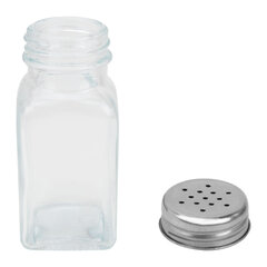 Солонка-перечница 80 мл, CLASSIC, баночка для специй, стекло/<wbr/>сталь, дисплей, WEGLA (ВЕГЛА), 700225