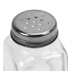 Набор для специй 2&times;80 мл, CLASSIC, солонка + перечница на подставке, стекло/<wbr/>сталь, WEGLA (ВЕГЛА), 700227