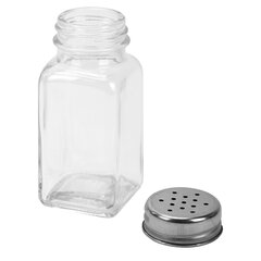 Набор для специй 2&times;80 мл, CLASSIC, солонка + перечница на подставке, стекло/<wbr/>сталь, WEGLA (ВЕГЛА), 700227