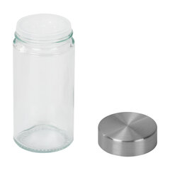 Набор для специй 2&times;100 мл, MAXI, солонка + перечница, стекло/<wbr/>сталь, круглые, WEGLA (ВЕГЛА), 700230