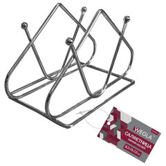 Салфетница треугольная 8,2&times;13&times;7,2 см, CLASSIC, хром, WEGLA (ВЕГЛА), 700238