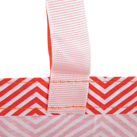 Сумка хозяйственная до 20 кг, 39x45x21 см, 4 ручки, глянцевая полиэстровая ткань, ОФИСМАГ, 700239 - фото 3