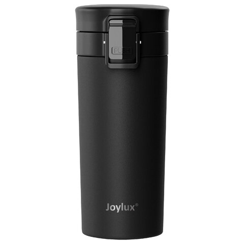 Термокружка 380мл, JOYLUX CLASSIC, нержавеющая сталь SUS304, черный, 700270