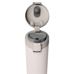 Термокружка 380 мл JOYLUX (ДЖОЙЛЮКС) CLASSIC, нержавеющая сталь SUS304, белый матовый, 700271