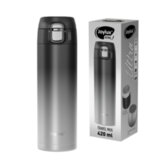 Термокружка 420 мл JOYLUX (ДЖОЙЛЮКС ULTRA GRADIENT, нержавеющая сталь SUS304, черный/серый, 700274