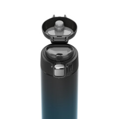 Термокружка 420 мл JOYLUX (ДЖОЙЛЮКС) ULTRA GRADIENT, нержавеющая сталь SUS304, черный/<wbr/>синий, 700275