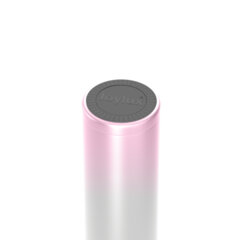 Термокружка 420 мл JOYLUX (ДЖОЙЛЮКС) ULTRA GRADIENT, нержавеющая сталь SUS304, белый/<wbr/>розовый, 700276