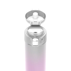 Термокружка 420 мл JOYLUX (ДЖОЙЛЮКС) ULTRA GRADIENT, нержавеющая сталь SUS304, белый/<wbr/>розовый, 700276