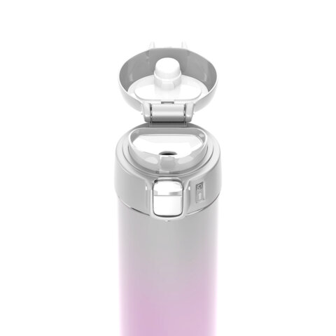 Термокружка 420мл JOYLUX ULTRA GRADIENT, нержавеющая сталь SUS304, белый/розовый, 700276