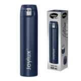Термокружка 520 мл JOYLUX (ДЖОЙЛЮКС) ULTRA BLUE, нержавеющая сталь SUS304, синий матовый, 700278