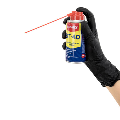 Смазка универсальная проникающая BT-40 (аналог WD-40) 100 мл, аэрозоль с трубочкой, RABBITEX (РАББИТЕКС), 700295 - фото 7