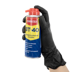 Смазка универсальная проникающая BT-40 (аналог WD-40) 450 мл, аэрозоль с трубочкой, RABBITEX (РАББИТЕКС), 700297
