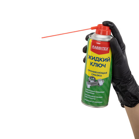 Смазка проникающая ЖИДКИЙ КЛЮЧ 450 мл, аэрозоль с трубочкой, RABBITEX (РАББИТЕКС), 700299 - фото 7