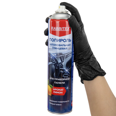 Полироль для приборной панели автомобильная 650 мл, ЛИМОН, аэрозоль с трубочкой, RABBITEX (РАББИТЕКС), 700305 - фото 5