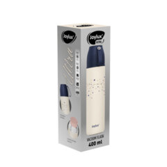 Термос 0,4 л JOYLUX ULTRA, нерж. сталь SUS304, крышка/<wbr/>кружка + ремешок, звезды, 700311