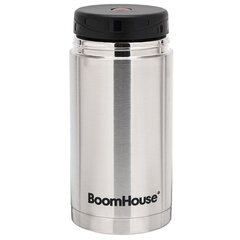 Термос 1 л для еды/<wbr/>напитков с широким горлом, BOOMHOUSE (БУМХАУС) WIDE, нержавеющая сталь SUS304, серебристый, 700320
