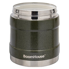 Термос 1 л для еды/<wbr/>напитков с широким горлом, BOOMHOUSE (БУМХАУС) RIBBED, контейнер, нержавеющая сталь SUS304, 700322