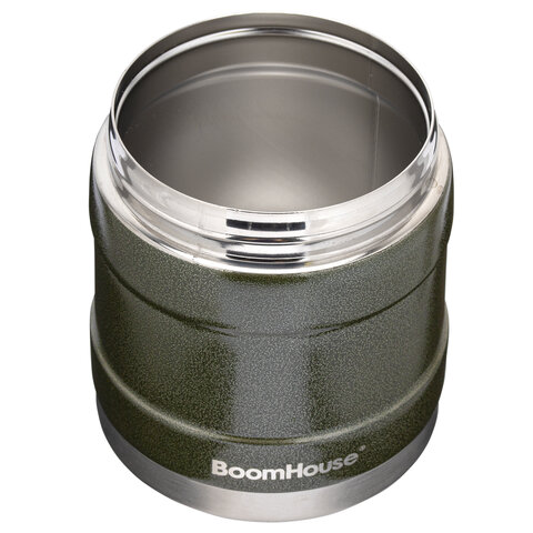 Термос 1 л для еды/напитков с широким горлом, BOOMHOUSE (БУМХАУС) RIBBED, контейнер, нержавеющая сталь SUS304, 700322 - фото 5