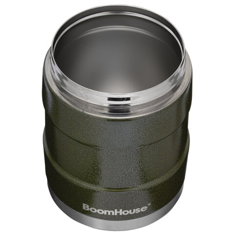 Термос 1,2л для еды/напитков с широким горлом, BOOMHOUSE RIBBED, контейнер, нерж.сталь SUS304,700323