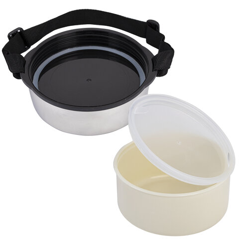 Термос 1,2л для еды/напитков с широким горлом, BOOMHOUSE RIBBED, контейнер, нерж.сталь SUS304,700323