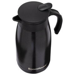 Чайник-термос 1 л, BOOMHOUSE (БУМХАУС) COFFEE BREAK, нержавеющая сталь SUS304, черный, ТЕРМОЧАЙНИК, 700328