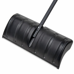 Лопата снеговая 60&times;28 см &laquo;СКРЕПЕРОК&raquo; ребра жесткости, алюминиевая планка, черенок с V-образной ручкой, ГРАНДМАСТЕР, 700333