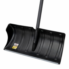 Лопата снеговая 60&times;28 см &laquo;СКРЕПЕРОК&raquo; ребра жесткости, алюминиевая планка, черенок с V-образной ручкой, ГРАНДМАСТЕР, 700333