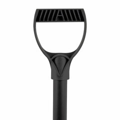 Черенок алюминиевый для снеговых лопат, диаметр 32 мм, общая длина 110 см с V-образной ручкой, труба 100 см, 700335