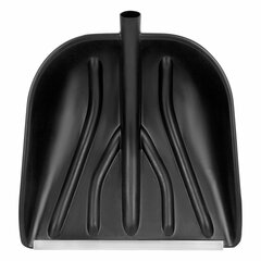 Лопата снеговая 40&times;39 см БЕЗ ЧЕРЕНКА &laquo;КУПЕЦ&raquo; с планкой, прочная, применяется для зерна, керамзита, щебня, ГРАНДМАСТЕР, 700336