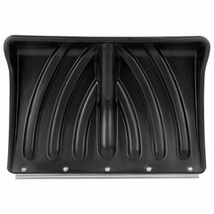 Лопата снеговая 46&times;33 см БЕЗ ЧЕРЕНКА &laquo;КРЕПЫШ&raquo; СУПЕРПРОЧНАЯ, планка на клепках, ГРАНДМАСТЕР, 700338