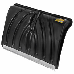 Лопата снеговая 46&times;33 см БЕЗ ЧЕРЕНКА &laquo;КРЕПЫШ&raquo; СУПЕРПРОЧНАЯ, планка на клепках, ГРАНДМАСТЕР, 700338