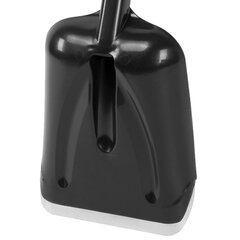 Лопата снеговая 20&times;26 см УНИВЕРСАЛЬНАЯ с планкой, прочная, пластиковая с V-ручкой, длина 70 см, для дома, авто, детей, ГРАНДМАСТЕР, 700347