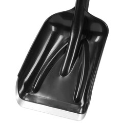 Лопата снеговая 20&times;26 см УНИВЕРСАЛЬНАЯ с планкой, прочная, пластиковая с V-ручкой, длина 70 см, для дома, авто, детей, ГРАНДМАСТЕР, 700347