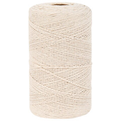 Шпагат хлопковый для прошивки документов, вязания, макраме, длина 500 м, диаметр 1,5 мм, BRAUBERG, 700362