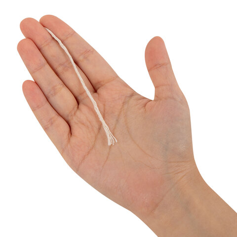 Шпагат хлопковый для прошивки документов, вязания, макраме, длина 500м диаметр 1,5мм,BRAUBERG,700362