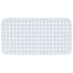 Коврик для ванны противоскользящий 70&times;36см, &laquo;Бусины&raquo;, прозрачный, ПВХ, присоски, PRIMILA (ПРИМИЛА), 700366