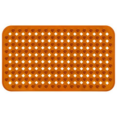 Коврик для ванны противоскользящий 70&times;40 см, &laquo;Квадраты&raquo;, прозрачно-коричневый, ПВХ, PRIMILA (ПРИМИЛА), 700367