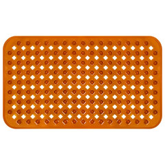 Коврик для ванны противоскользящий 70&times;40 см, &laquo;Квадраты&raquo;, прозрачно-коричневый, ПВХ, PRIMILA (ПРИМИЛА), 700367