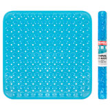 Коврик для ванны/душевой противоскользящий 54х54 см, "Полусферы", прозрачный, ПВХ, PRIMILA (ПРИМИЛА), 700369