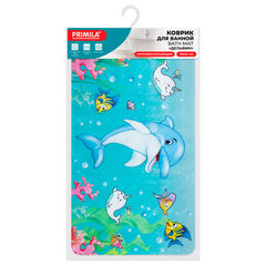 Коврик для ванны противоскользящий 70&times;40 см с печатью &laquo;Дельфин&raquo;, ПВХ, присоски, PRIMILA (ПРИМИЛА), 700370