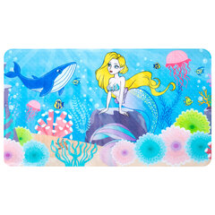 Коврик для ванны противоскользящий 70&times;40 см с печатью &laquo;Русалка&raquo;, ПВХ, присоски, PRIMILA (ПРИМИЛА), 700371