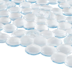 Коврик для ванны противоскользящий 69&times;39 см, &laquo;Капли&raquo;, овальный, прозрачный, ПВХ, PRIMILA (ПРИМИЛА), 700375